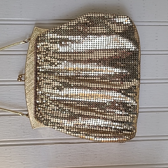 Vintage Gold Mesh Whiting and Davis Purse - Picture 4 of 13